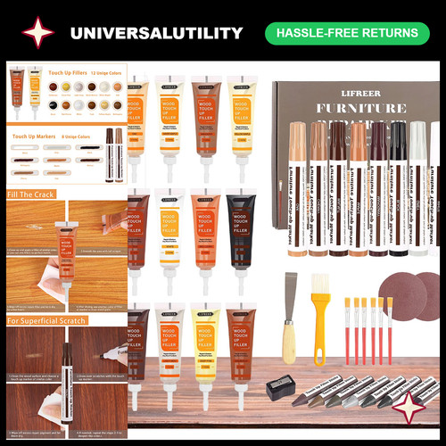 Wood furniture repair - kit, 40