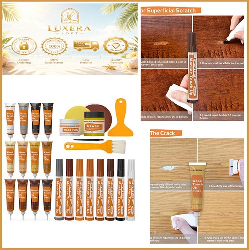 Wood furniture repair - wood, kit
