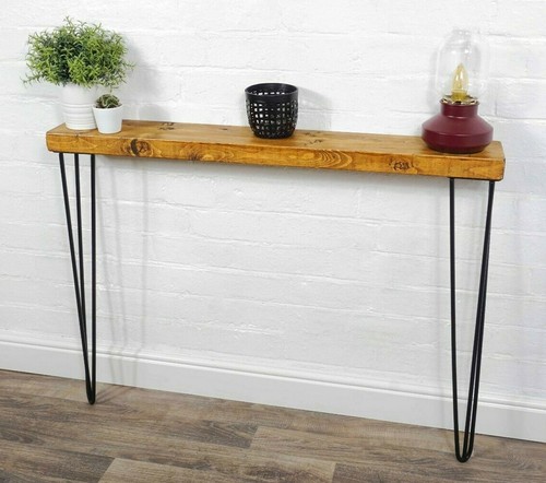 Console table slimline black - console,
