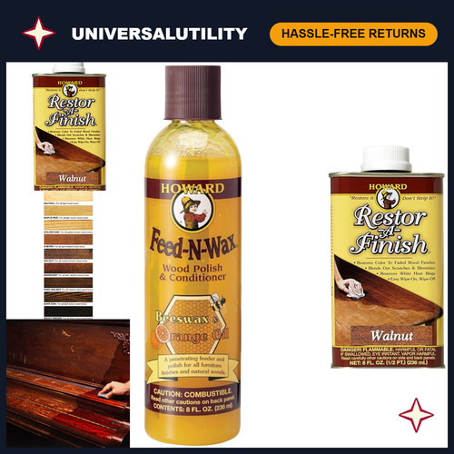 Wood polish conditioner 8oz - wood,