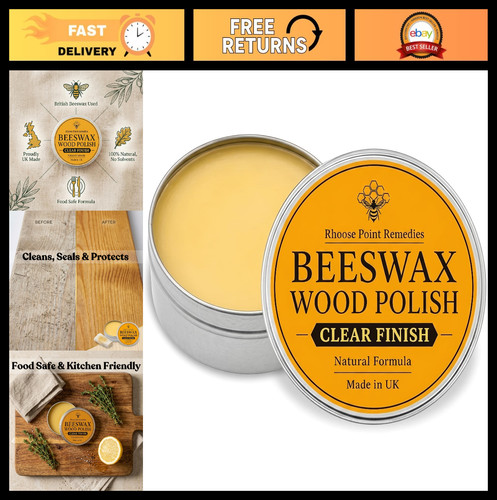 Natural beeswax wood - natural,