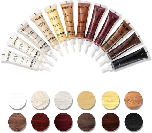 Wood repair kit colors - 12,