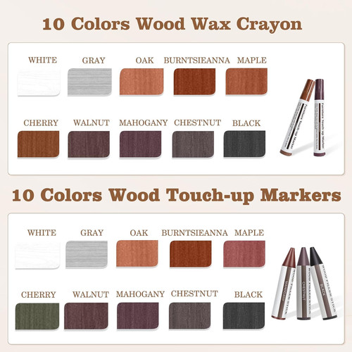Colors wood wax sticks - wood, ＆